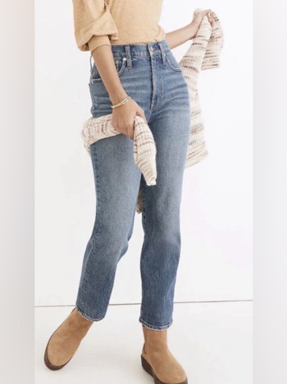 Madewell Women’s The Perfect Vintage Jean In Straight Leg Mom Size 25